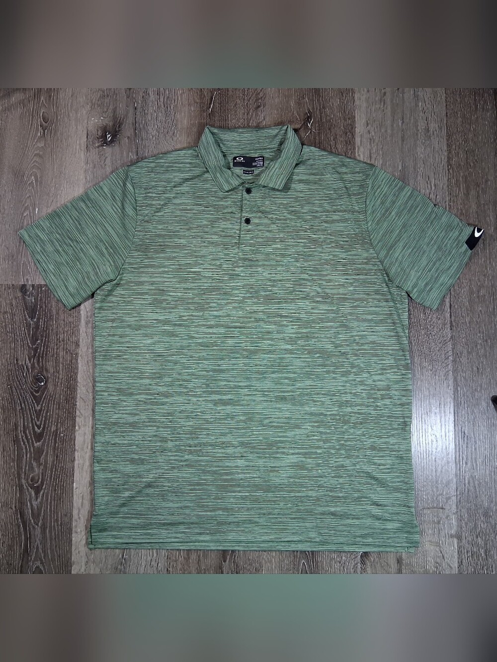 Oakley Hydrolix Men's 2XL Golf Polo Short Sleeve Moisture Wicking Green